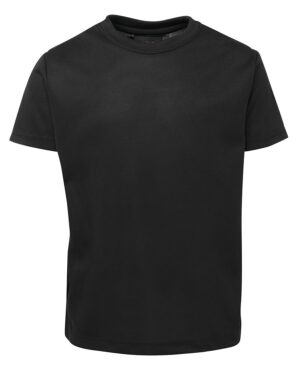 PODIUM KIDS POLY TEE BLACK