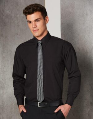 Man's poplin shirt,long sleeve