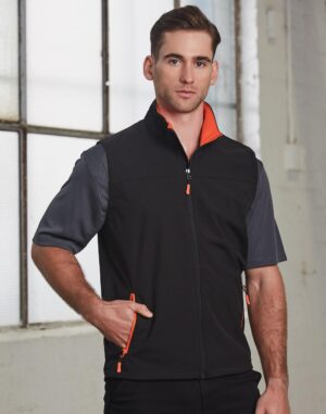 Men's Softshell Contrast Vest