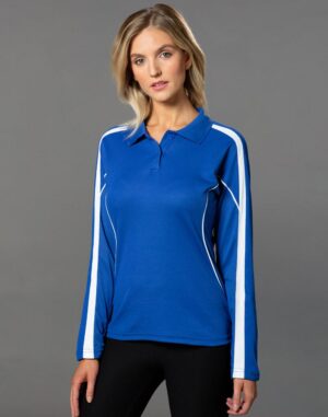 Ladies' TrueDry Long Sleeve Polo