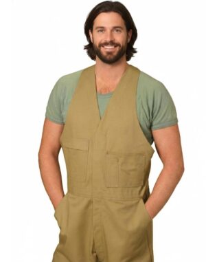 Men's Cotton Drill Action Back Overall-Regular