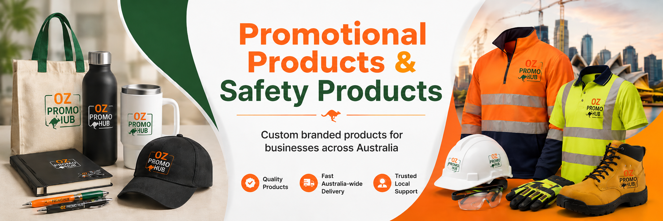 Promotional products and safety products Australia-wide